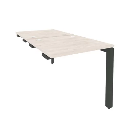 Стол-приставка двойной на П-образном м/к к опорным элем. ОНИКС О.МП-Д.СПР-0.8 Денвер Светлый/Антрацит / ONIX O.MP-D.SPR-0.8_0