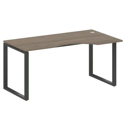 Стол криволинейный правый на О-образном м/к МЕТАЛ СЙСТЕМ БО.СА-1 Пр Вяз/Антрацит / METAL SYSTEM_0