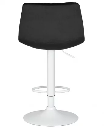Стул барный ДОБРИН ТАИЛОР ВХИТЕ Черный велюр МДЖ9-101 / DOBRIN TAILOR WHITE MJ9-101_4