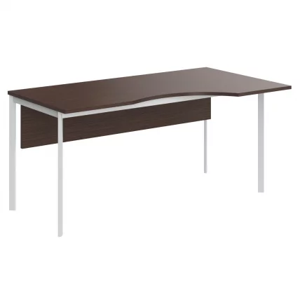 Стол эргономичный ИМАГО-С CА-2С(Л/Р) венге магия белый полуматовый / IMAGO-S CA-2S(L/R)_0