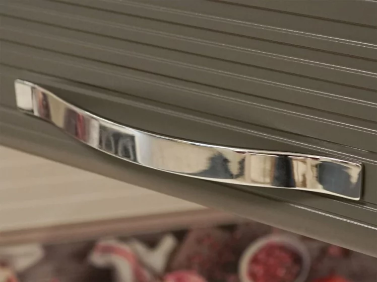 Шкаф кухонный (лев) Графит 74.05 Сосна Астрид /Ваниль/Графит_3