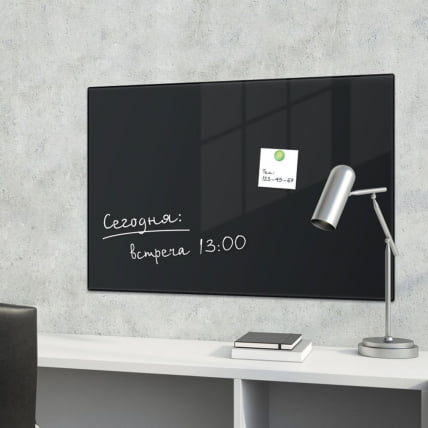 Доска магнитно-маркерная стеклянная БРАУБЕРГ 40х60 см Черная / BRAUBERG_4