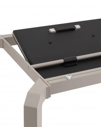 Стол обеденный Варден раскладной 160-220х90 см керамика серый / Varden_5