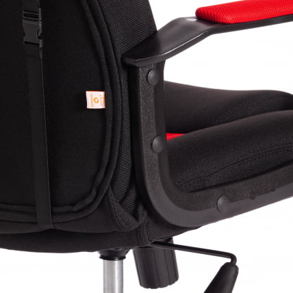 Кресло ДРИВЕР (22) ткань, черный/красный, 2603/ТВ-08 / DRIVER 2603/TW-08_11