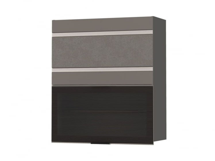 Шкаф-витрина со складной системой Грейс 105.81 Оникс Кубанит_0