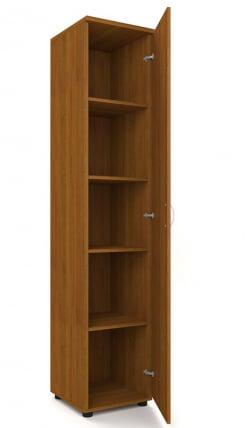 Шкаф для документов узкий Р.П-3 Венге Дуб Молочный_1