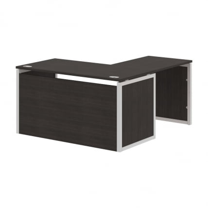 Стол письменный угловой левый КСТЕН-КП КСКПCТ 1415Х Л Дуб Юкон Серый / XTEN-QP XQPCT 1415H L_0