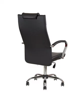 Кресло для руководителя АВ 134 Черное Синее / AV_1