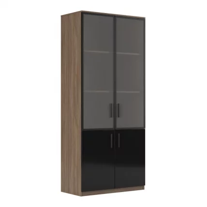 Шкаф для бумаг, глянец АСТИ АСТ33951043 Дуб Черный / ASTI AST33951043_0