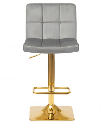 Стул барный ДОБРИН ГОЛДИЕ Серый велюр МДЖ9-75 / DOBRIN GOLDIE MJ9-75_5