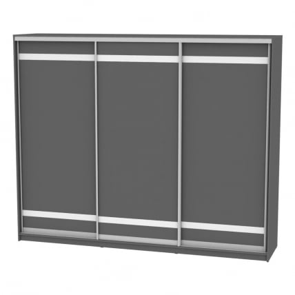 Шкаф-купе Б-230х270х60-2(Графит-Д9Д9Д9) / B-230х270х60-2(Графит-D9D9D9)_0