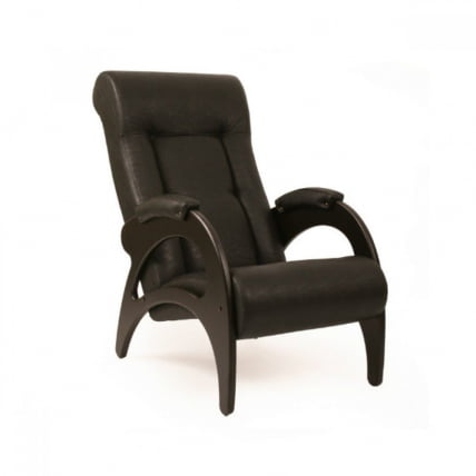 Кресло для отдыха Модель 41 б/л венге / Вегас лите амбер / Vegas lite amber_0