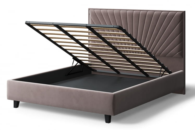 Кровать Леона, 2000кс1600мм, кофе / 2000x1600мм,_3