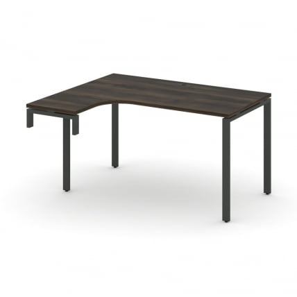 Стол-надставка на опорную тумбу (левый) CОНCЕПТ CН.ОСАН-001(Л) Дуб Мали Антрацит / CONCEPT CN.OSAN-001(L)_0