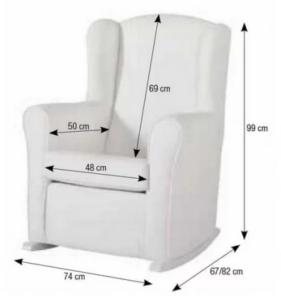 Кресло-качалка Микуна Винг/Нанни натурал/грей / Micuna Wing/Nanny natural/grey_1