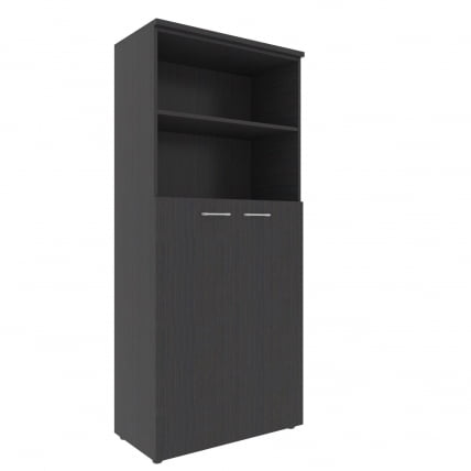 Шкаф для документов с глухими средними дверьми КСХC 85.6 Легно Темный / XHC_0