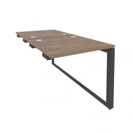 Стол-приставка двойной на О-образном м/к к опорым элем. ОНИКС О.МО-Д.СПР-0.8 Дуб Аризона/Антрацит / ONIX O.MO-D.SPR-0.8_0