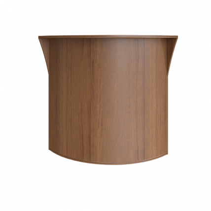 Стойка угловая (радиусный элемент - ХДФ) Рива А.РС-5 Орех Гварнери / Riva_0