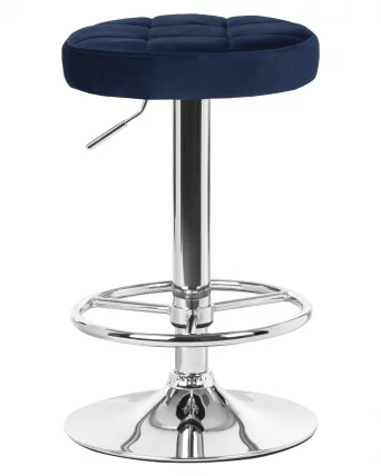 Табурет барный ДОБРИН БРУНО Синий велюр МДЖ9-117 / DOBRIN BRUNO MJ9-117_0
