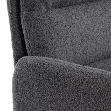 Кресло Довер хром букле, серый, барни грей / Dover barni grey_6
