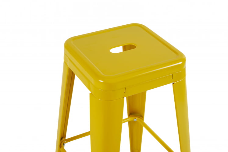 Стул барный ТОЛИКС желтый глянцевый КД / TOLIX KD_4