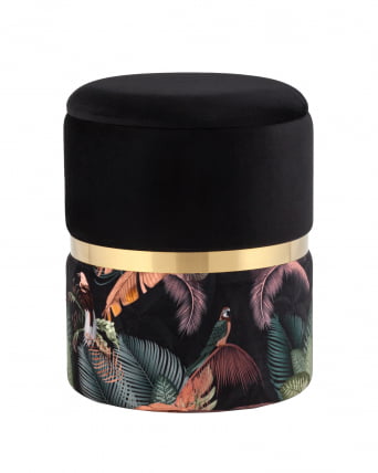 Пуф Кэрри с ящиком велюр Тропиc без ножек / Tropic_0