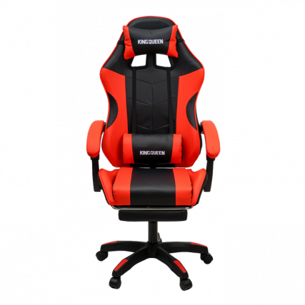 Кресло 1209-1 КИНГКУЕЕН, цвет черный/красный, 1209-1-блаcк-ред-масс / KINGQUEEN, 1209-1-black-red-mass_1