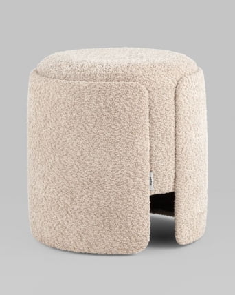 Пуф Такс букле (капучино) / Taks_3