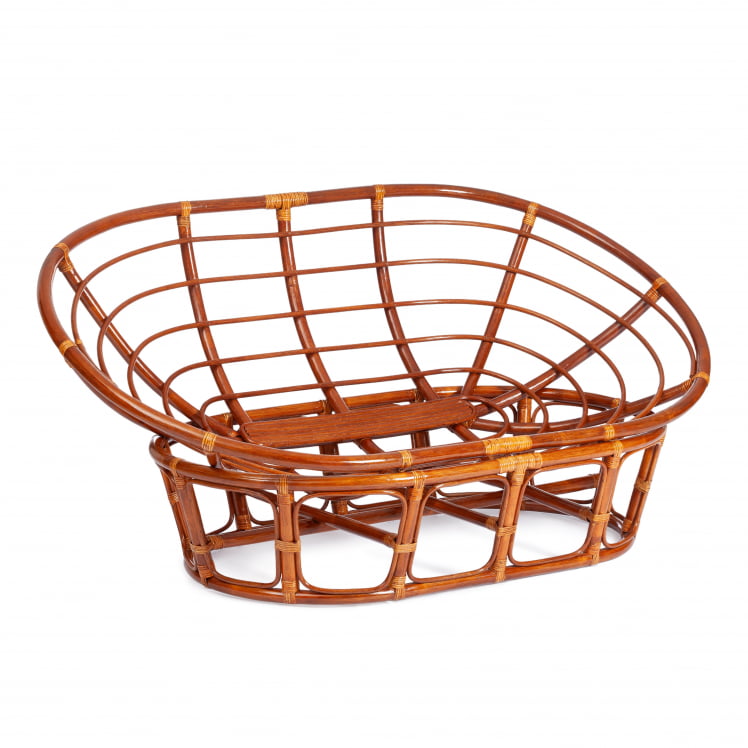 Диван МАМАСАН/МАМАСАН 23/02 В /с подушкой/ подушка 182х119 см, 169х102х80 см, Когнаc (коньяк), флок, олива, 23 / MAMASAN/МАМАСАН W Cognac_4