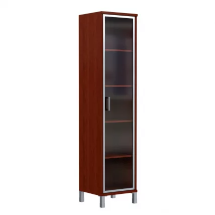 Стеллаж стекло в раме В431.8 Л Бургунди / L_0