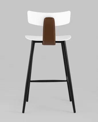 Стул полубарный АНТ (Б) пластиковый Белый / ANT_4