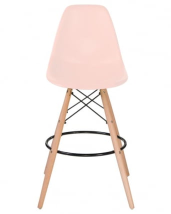 Стул барный ДОБРИН ДСВ БАР (ножки светлый бук, цвет сиденья светло-розовый (ПК-02)) 2 шт / DOBRIN DSW BAR (PK-02))_6