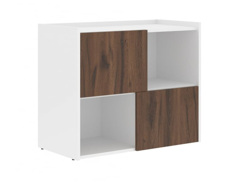 Тумба сервисная ЕДИС ЕЛC 9045 Дуб Денвер темный Белый / EDIS ELC_0