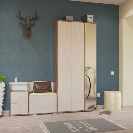 Прихожая Домино мини Бодега темый/светлый / mini_2