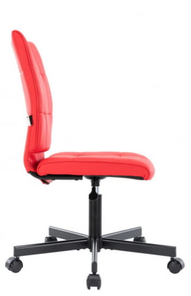 Кресло для персонала Еверпроф ЕП-300 Экокожа Красный / Everprof EP-300_1