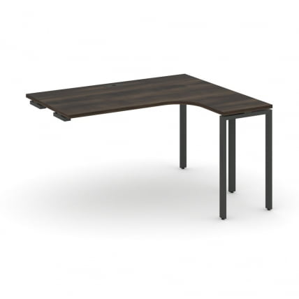 Стол-приставка к опорной тумбе/шкафу (правый) CОНCЕПТ CН.ОСАПР-005(Р) Дуб Мали Антрацит / CONCEPT CN.OSAPR-005(R)_0