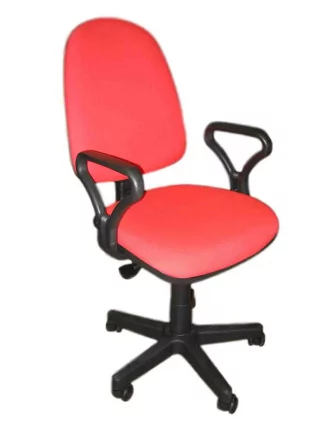 Кресло Престиж Самба кожзам красный_0