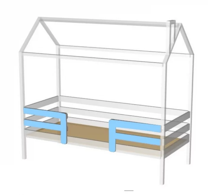 Кровать-домик РооРоом кд-22 Белый / RooRoom_2