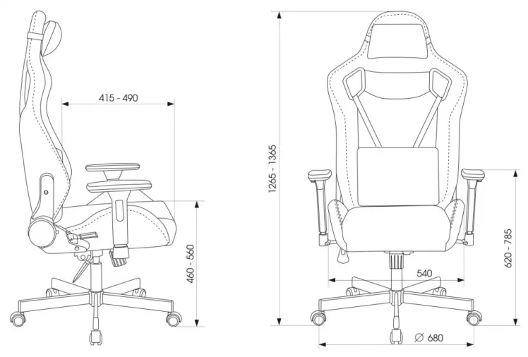 Геймерское кресло Книгхт Оутридер ЛТД / Knight Outrider LTD_21