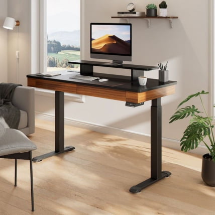 Стол для компьютера c электрической регулировкой по высоте и 2 ящиками ЕУРЕКА ЕРК-ЕД-И55-ВН / c EUREKA ERK-ED-I55-WN_9