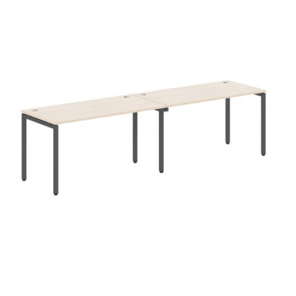 Стол двойной КСТЕН-С КСВСТ 2870 Бук тиара/антрацит / XTEN-S XWST_0