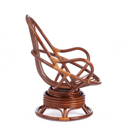 Кресло вращающееся ФЛОРЕС 5005 /без подушки/ Пекан (орех) / FLORES Pecan_16