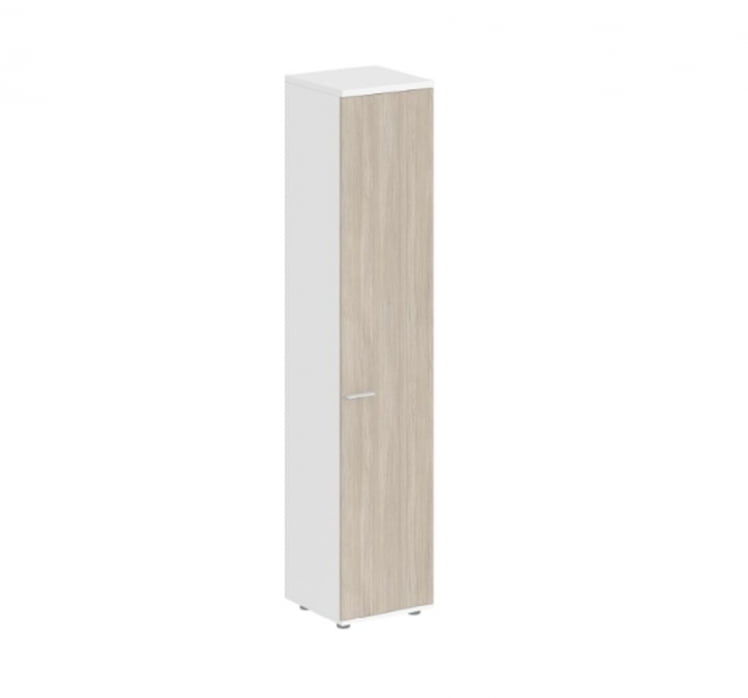 Шкаф высокий правый Сигма СГ.802.ВХ.ОД.Р Белый Дуб темный / Sigma SG.802.WH.OD.R_0