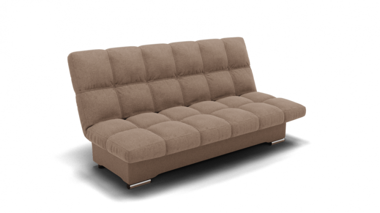 Диван Финка (ЗР) Цвет фасада: Светло коричневый; Тип: Прямой; Материал фасада: Металл/Велюр_0