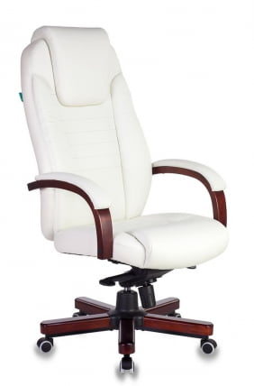 Кресло руководителя Бюрократ Т-9923ВАЛНУТ/ИВОРЙ / T-9923WALNUT/IVORY_0