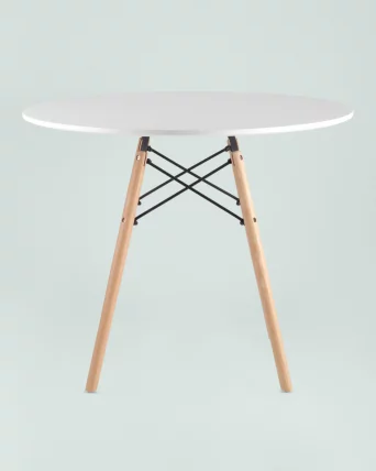 Стол обеденный ДСВ Д90 Белый / DSW D90_2