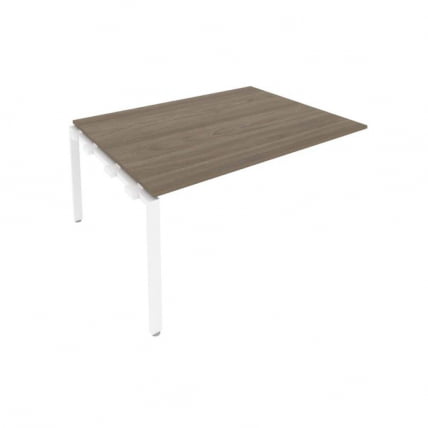 Проходной наборный элемент переговорного стола Метал Сйстем Б.ППРГ-4 Вяз/Белый / Metal System_0