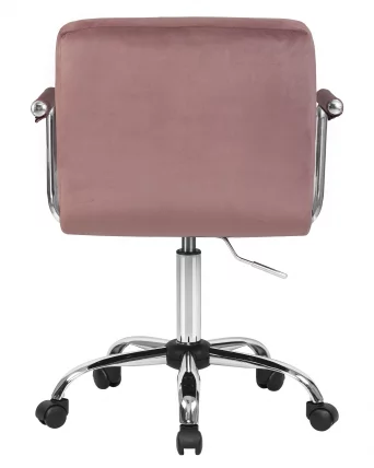 Офисное кресло для персонала ДОБРИН ТЕРРЙ Пудрово-розовый велюр МДЖ9-32 / DOBRIN TERRY MJ9-32_4