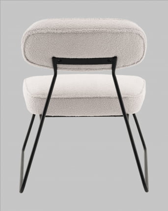 Кресло Кате нев ткань букле светло-серый / Kate new_4