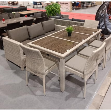 Комплект плетеной мебели Т365/С65C-В85 Латте / T365/S65C-W85 Latte_1